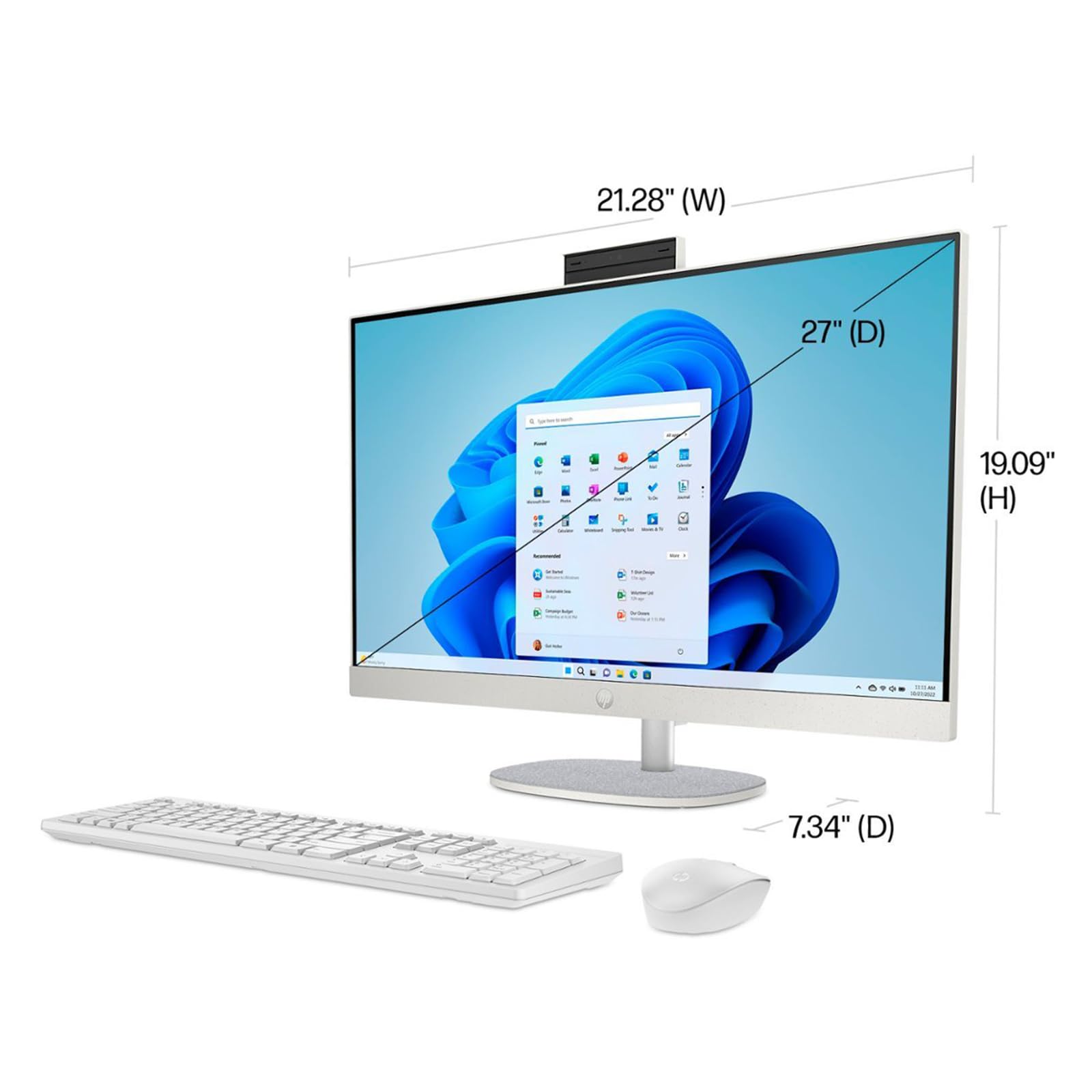 Mua HP 27 inch All-in-One Desktop Computer, FHD Touchscreen, Intel Core ...