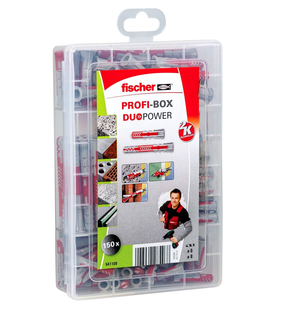 fischer PROFIbox DUOPOWER Short and Long Set with Screws, 541109