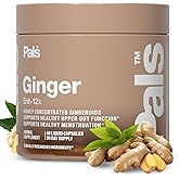 Pure Ginger Root Capsules Enh-12x: Ultra Potent 26% Gingeroids Extract Vegan Ginger Supplements for Nausea, Bloating & Menstrual Cramps, Natural, No Fillers, Non-GMO, (30 Days)