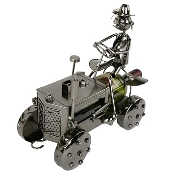 Flaschenhalter Farmer in eisenoptik - handgefertigt -