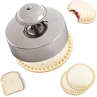Sandwich Sealer, Sandwich Cutter and Sealer, Food-Grade 304 Stainless Steel Sandwich Sealer, Uncrustables Peanut Butter…