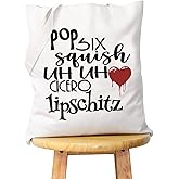 WCGXKO Chicago Musical Inspired Gift Six Squish Uh Uh Cicero Lipschitz Zipper Pouch Cosmetic Bag (POP SIX tote)