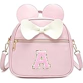 PRLINJSK Kids Purse for Girls Toddler Birthday Gift, Little Girls Crossbody Bag Mouse Mini Backpack purse Gift