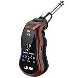 LEKATO Guitar Headphone Amp,Micro Electric Guitar Headphone Amp for Electric Guitar&Bass Rechargeable Bass Headphone Amplifier for Practice with 5 Effects(Clean Chorus Overdrive Distortion and Wah)