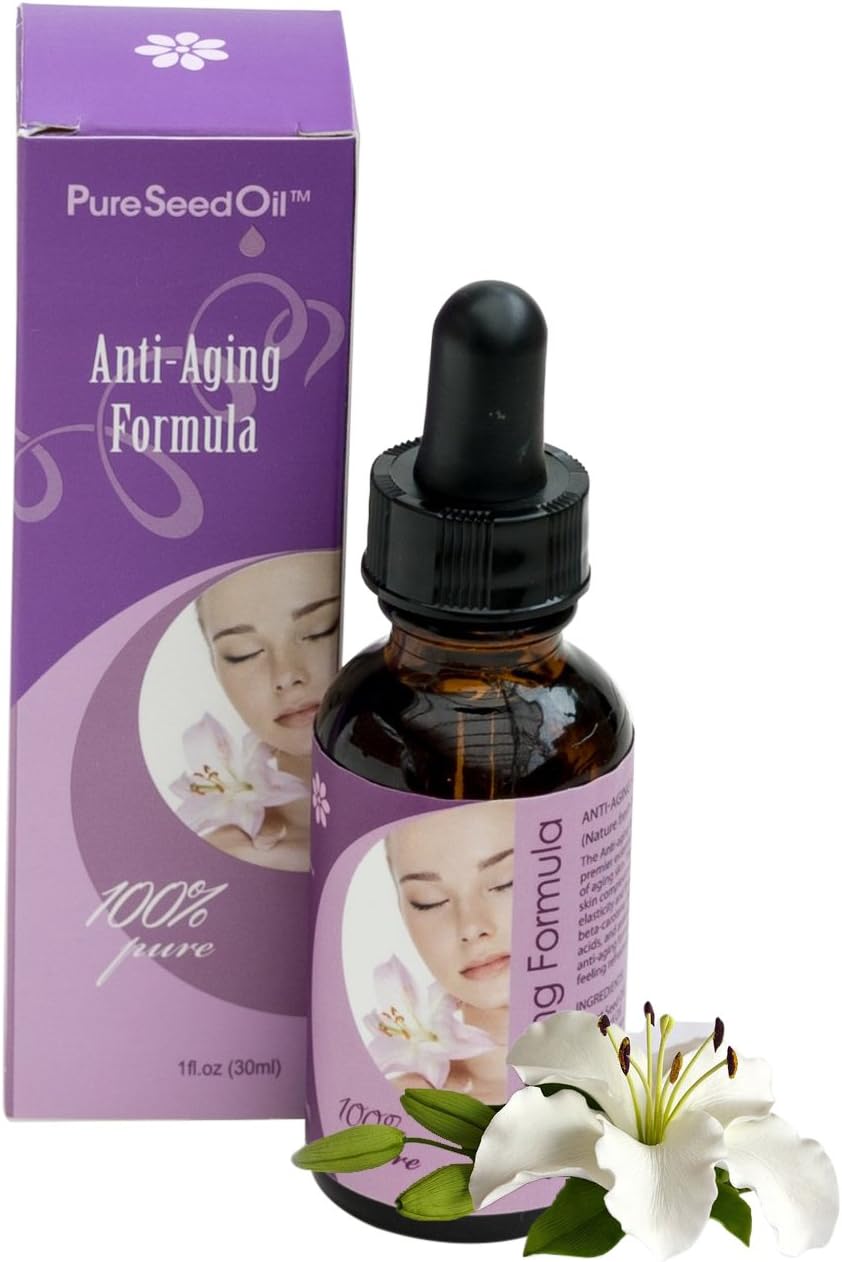 Fortis Production All-Natural Premium Anti-Aging Pure-Seed-Oil Cold Pressed Blend of Chia, Black Cumin, Black Raspberry & Carrot Seed Oils, Firming Top Layer of Skin