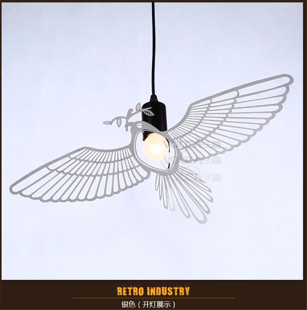 Leihongthebox Vintage Industrial Pendant Ceiling Light Steampunk