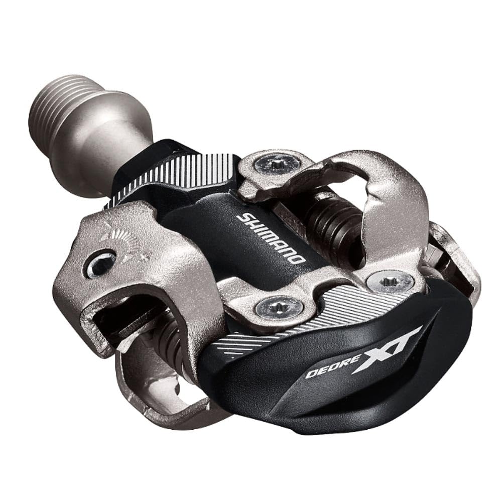 SHIMANO Pedals PD-M8100 Deore XT XC race SPD pedal, Black, 9/16 inches