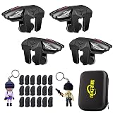 Mikirini PUBG Mobile Triggers 25 in 1 Combo, 4 Gaming Mobile Phone Game Controller for PUBG/Fortnite/Call of Duty/Rules of Survival, Aim & Fire Trigger for iPhone & Android Phone (Combo)