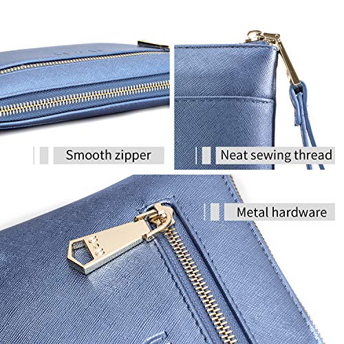 Large Wristlet for Women,U+U Soft PU Leather Clutch Wallets with Power Bank,Hangbags for iphone 7 Plus Case