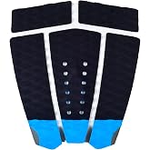 Abahub 3-Piece EVA Surfboard Traction Pad, Deck Pad with Kicker for Boards | Traction Pads Surfboard,Surf Pads,Stomp Pad Surf,Surfboard Grip Pad,Black/Blue/Green/Gray/Orange/Pink/White/Wine Red