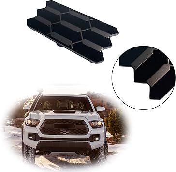 Amazon Com Adiil Front Grille Garnish Radar Sensor Cover Compatible With Tacoma Trd Pro 18 19 Tss Sensor Cover Automotive