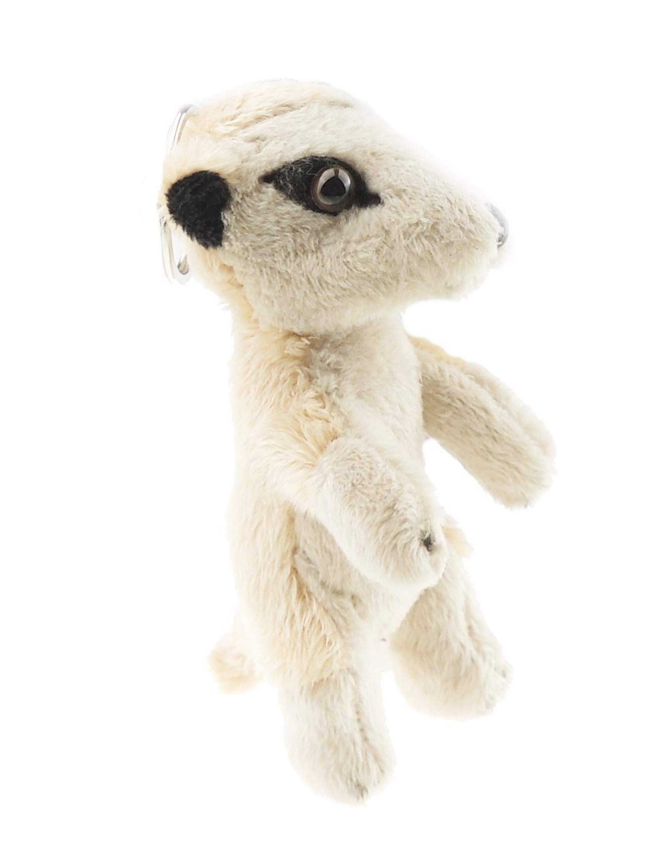 Soft Creatures Animals Safari Wild Life Farm Keyring Keychain (Meerkat)