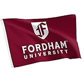Desert Cactus Fordham University FU Flag - 3 x 5 Feet Rams Banner, Indoor/Outdoor Durable Fabric, 100% Polyester Design (Style A)
