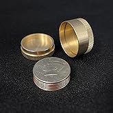 BrilliantMagic Dynamic Coins Copper Box,US Half Dollar Version Magic Tricks Gimmick Coin Vanish Magic Fly Coin Magic Close Up Street Coin Money