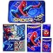 Disney Marvel New Shower Curtain & Hooks & Bath Towel & Memory Foam Mat Set (Spiderman, 17pcs Set)