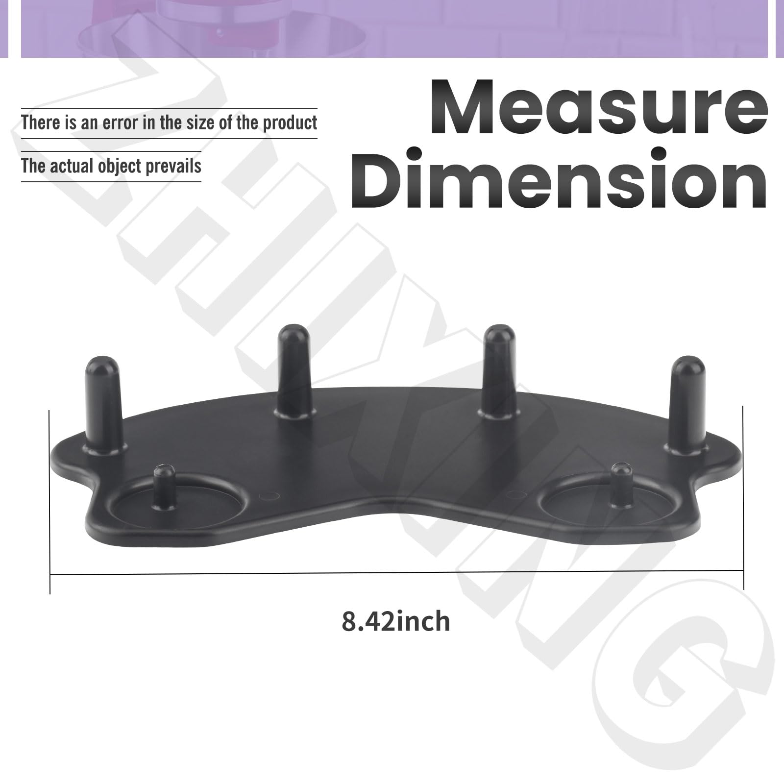【Patent Pending】Stand Mixer Attachment Holders, Compatible with Kitchenaid Mixer & KitchenAid Flat Beater, Kitchen Accessory Organizer, Accessories for Storing Dough Hooks,Flat & Flex Edge Beater