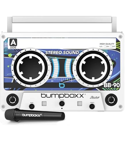 Amazon.com: Bumpboxx Remixx Retro Bluetooth Boombox | Portable