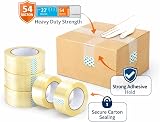 1ABOVE Clear Packing Tape 48mm x 66m 3 Rolls 54 Micron Heavy Duty Adhesive view 3