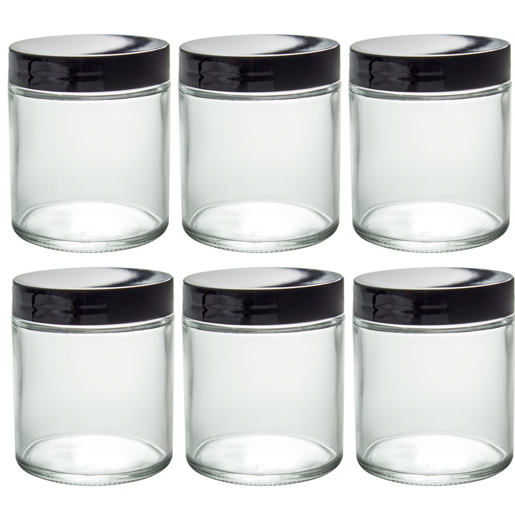 Glass Cosmetics Jars