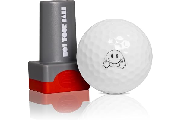 ZEETY - Golf Ball Stamp, Golf Ball Stamp, Self Inking Golf Ball Stamp Marker for Identifying Golf Balls, Golf Gifts, Gol