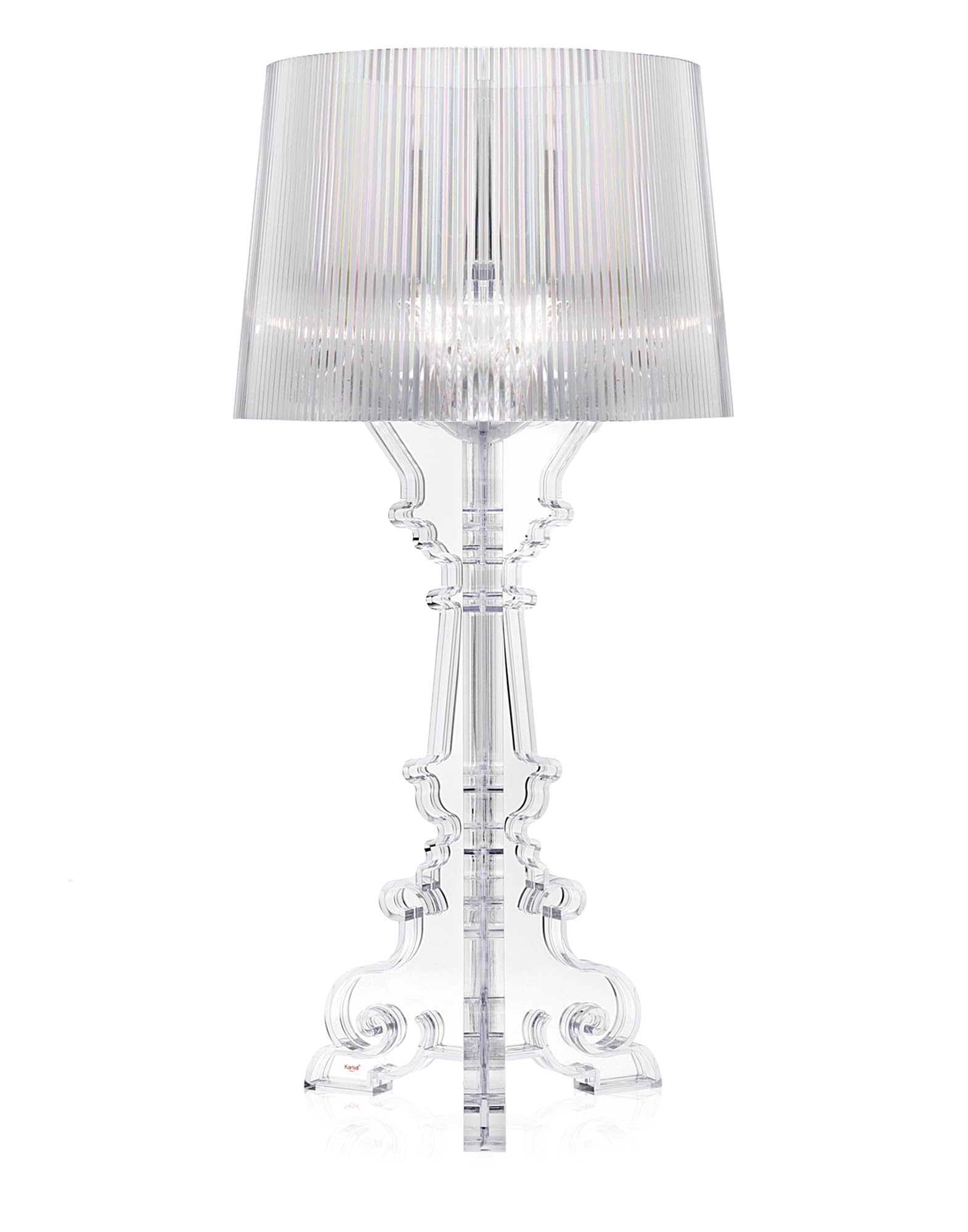 Kartell Bourgie, table lamp, dimmer, crystal