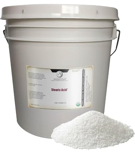100% Pure Vegetable Stearic Acid Pastilles - Triple Pressed, White Beads, Organic Emulsifier (2 Oz To 23 Lb) 13 thumbnail image