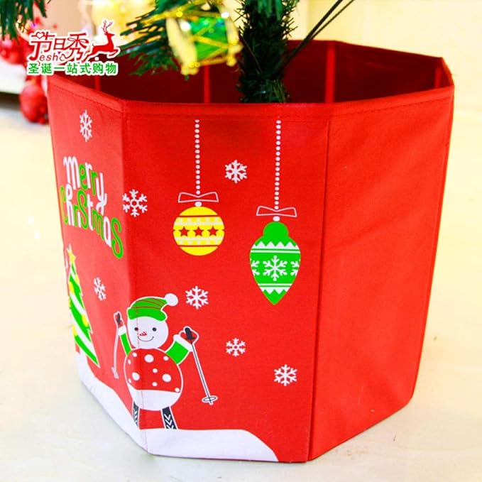 Addobbi Natalizi Di Carta.Gonna Per Albero Addobbi Natalizi Scatola Per Albero Di Natale Base Per Albero Base Per Albero Set Scatola Non Tessuta Scatola Regalo B Amazon It Alimentari E Cura Della Casa