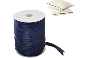 Piping Trim for Sewing, 1.4cm/ 55 Yards Crafts Piping Bias Tape Trim Fold Tape Braid Bias Satin Lip Cord with Welting Cord fo