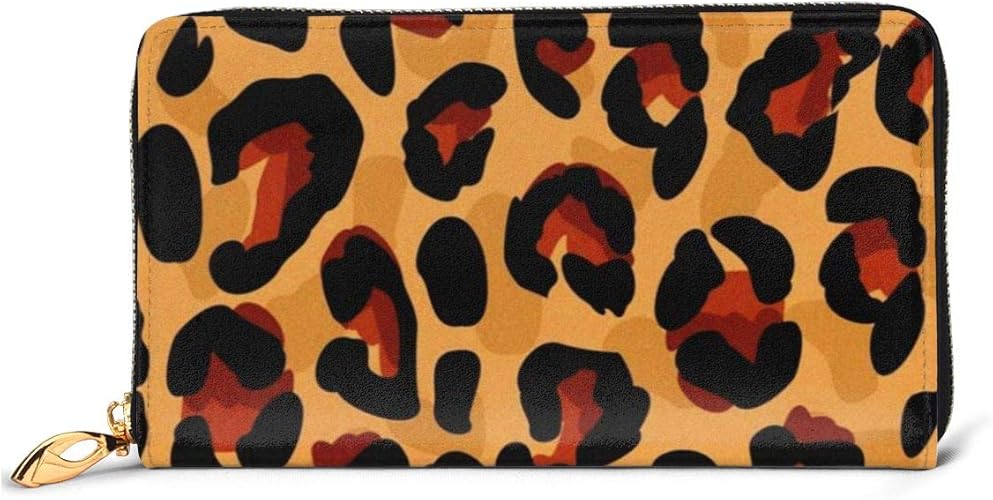Amazon 小銭入れ ぬりえヒョウ柄 長財布 レディース 財布 財布