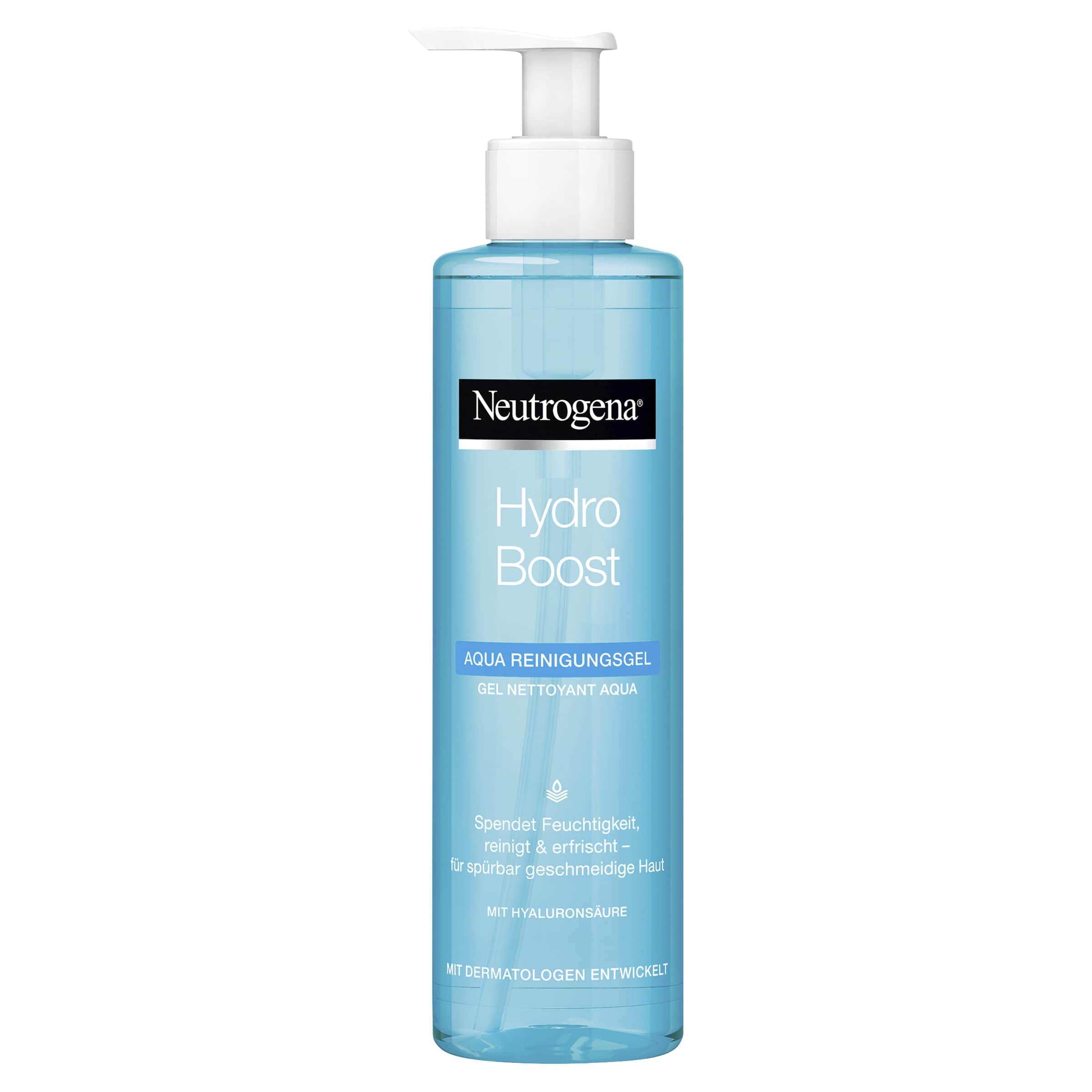 Neutrogena Hydro Boost Aqua Cleansing Gel Gentle Face Cleansing with Hyaluronic Acid and Glycerine for All Skin Types 200 ml
