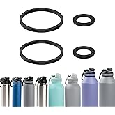 BOSORIO 4 PCS Gaskets Compatible with Tal Ranger Pro and Manna Saratoga Water Bottle with Spout Lid 26, 40, 46, and 64 oz, Replacement Rubber Seal Part for Spout Lid
