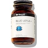 Blisque - Natural Blue Lotus Extract | Vegan and Non-GMO | 90 Capsules | with Organic Ginger Extract