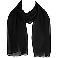 Hat To Socks Chiffon Scarf Sheer Wrap for Women