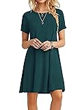 MOLERANI Women's Casual Plain Simple T-Shirt Loose