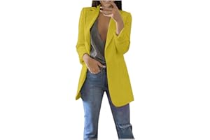 FARTEY Blazer Jackets for Women Fashion Dressy Open Front Cardigan Jacket Casual Long Sleeve Work Office Suit Jacket