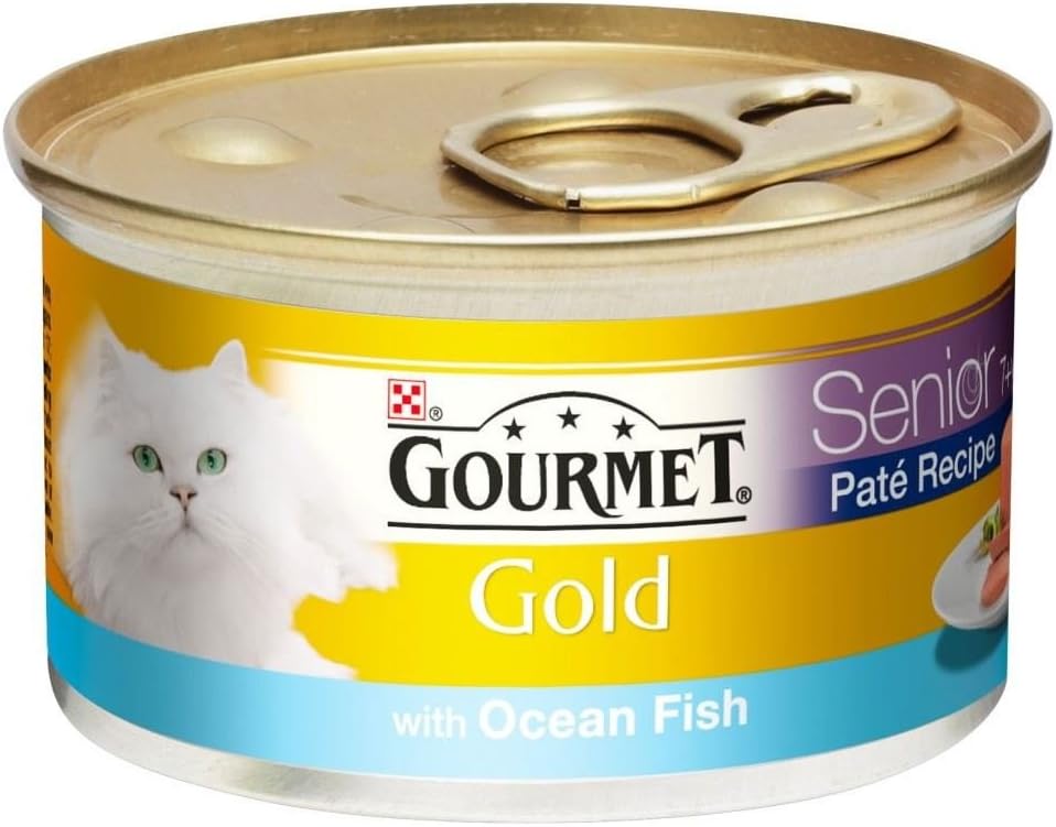 Gourmet Gold Senior Pate Recipe with Ocean Fish (85g) - Pack of 2