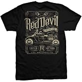 RED DEVIL CLOTHING Speed Shop Front &amp; Back (XL) Black
