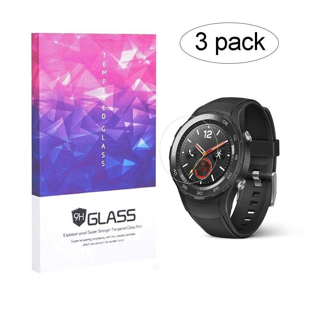 BECEMURU HuaWei Watch 2 Protector de Pantalla 9H Cobertura ...