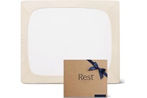 REST® Evercool®+ Fitted Sheet, King Size, Snow Ivory, 15" Deep (up to 18’’), Breathable Bedding for Hot Sleeper and Night Sweats, Bed Sheet with Ionic+ Self-Cleaning Silver Yarn for Sensitive Skin