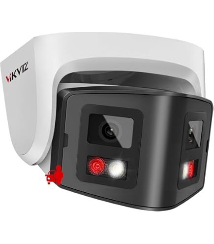 Amazon.com : VIKVIZ 4MP Dual Lens Security Camera Outdoor,180