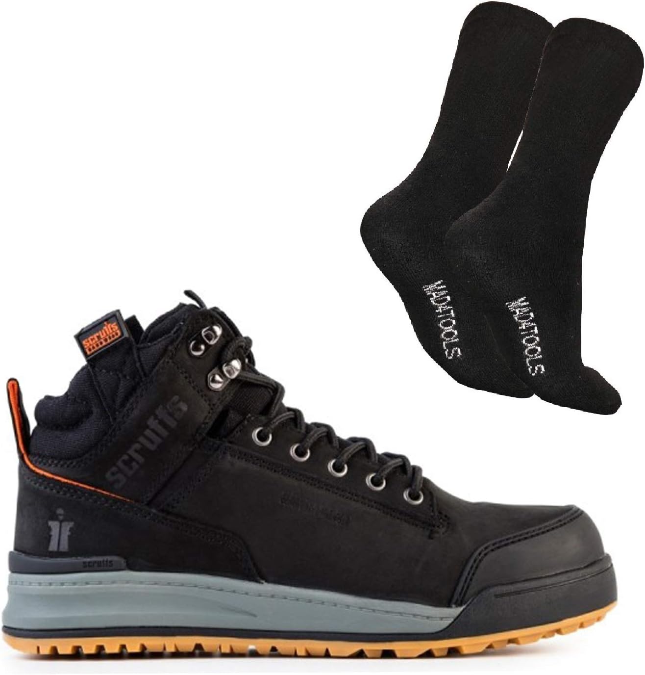 Scruffs Switchback Safety Boots and Boot Socks