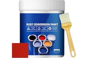 Waterproof Rust Remover - Rust Remover for Metal, Solve Fading, Leaking, Peeling And Rusting (Red,300g(10.6 Fl Oz))