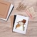 VORCOOL Kraft Paper Photo Frames 4x6in 30pcs Picture Frames Multi Wall Hanging Paper Photo Frames with 30 Clips 3 Ropes for DIY Display Party Decor