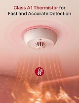 X-Sense XH02-M 2-Pack Wireless Interlinked Heat Alarm with 7-Year Battery view 2