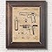 Vintage Colt JM Browning 1911 Pistol Patent Prints, 1 (11x14) Unframed Photos, Wall Art Decor Gift for Home Firearm Cowboys Office Ammo Garage Shop College Student Teacher Coach Defense Instructor