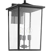 Quorum 722-13-69 Transitional Three Light Wall Mount from Riverside Collection in Black Finish,