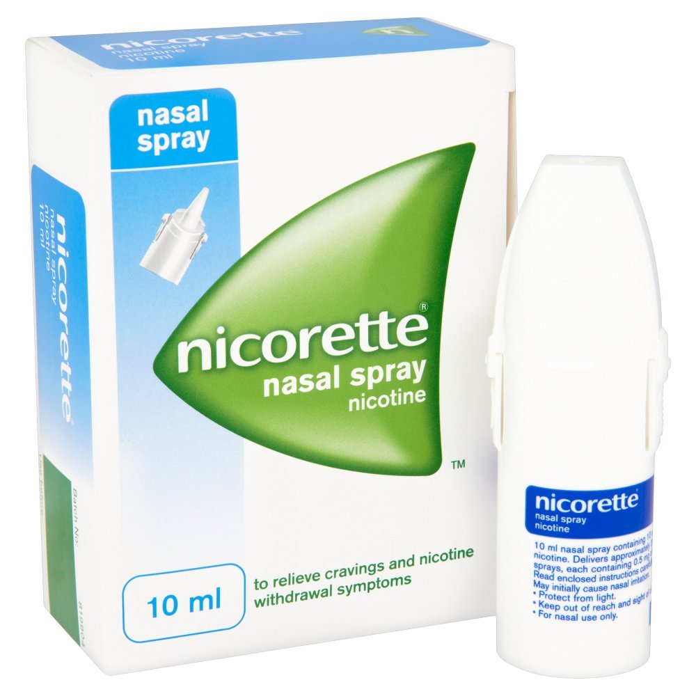 nicotine nasal spray use LIFE SUPPORT
