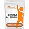BulkSupplements.com L-Histidine HCl Powder - L-Histidine Supplement, Histidine 500mg - Essential Amino Acid, Gluten Free, 500mg per Serving, 100g (3.5 oz) (Pack of 1)