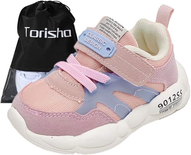 Amazon Torisha ベビー シューズ キッズ スニーカー 子供 靴 マジックテープ超軽量 ガールシューズ ボーイズスニーカー 男の子 女の子 カジュアルシューズ ピンク 16 0cm 運動靴 スニーカー