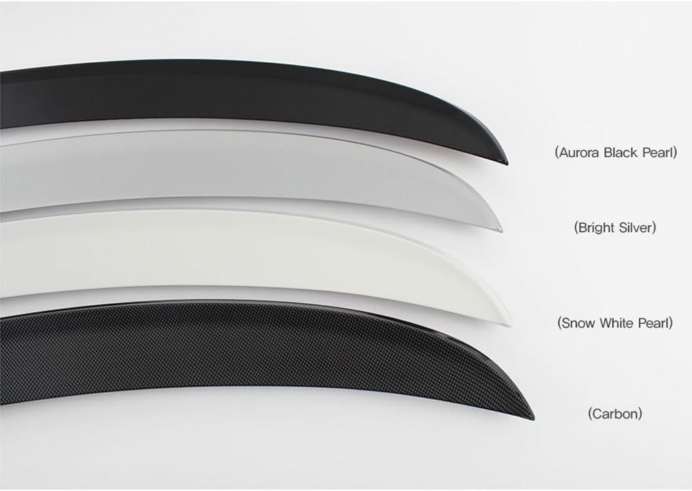 GBCAC Rear Trunk Wing Lip Space Style Spoiler for Kia 4-Door Sedan Forte 2014-2016 (Carbon)